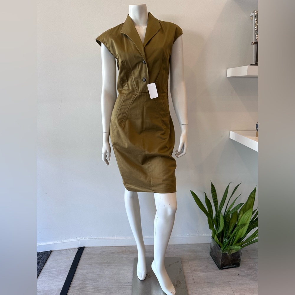 Olive Green Women's Dress